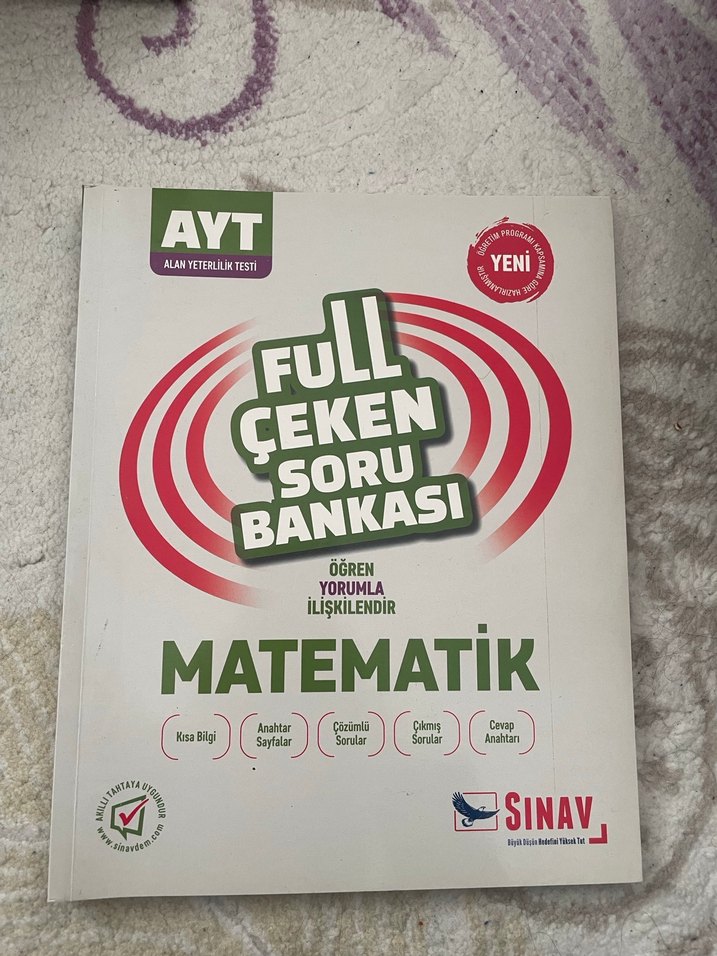 AYT TYT MATEMATİK SORU BANKASI - Görsel 5