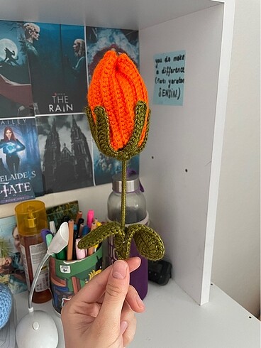 Solmayan çiçek örgü - Görsel 5