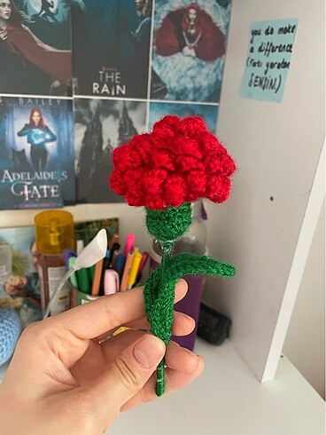 Solmayan çiçek örgü - Görsel 7