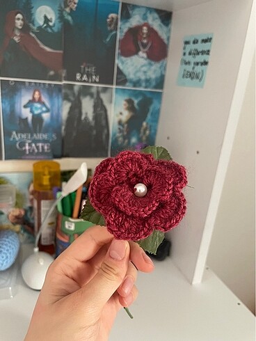 Solmayan çiçek örgü - Görsel 9