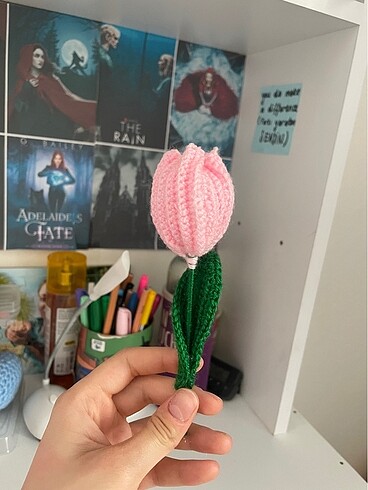 Solmayan çiçek örgü - Görsel 11