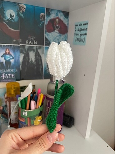 Solmayan çiçek örgü - Görsel 14