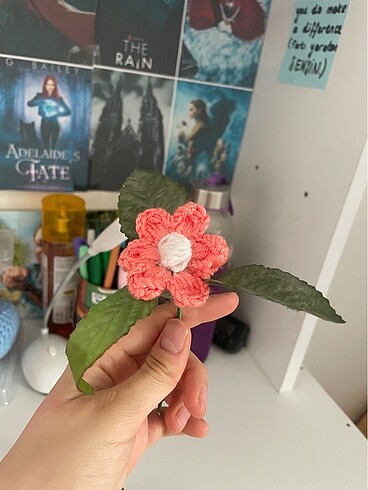 Solmayan çiçek örgü - Görsel 12