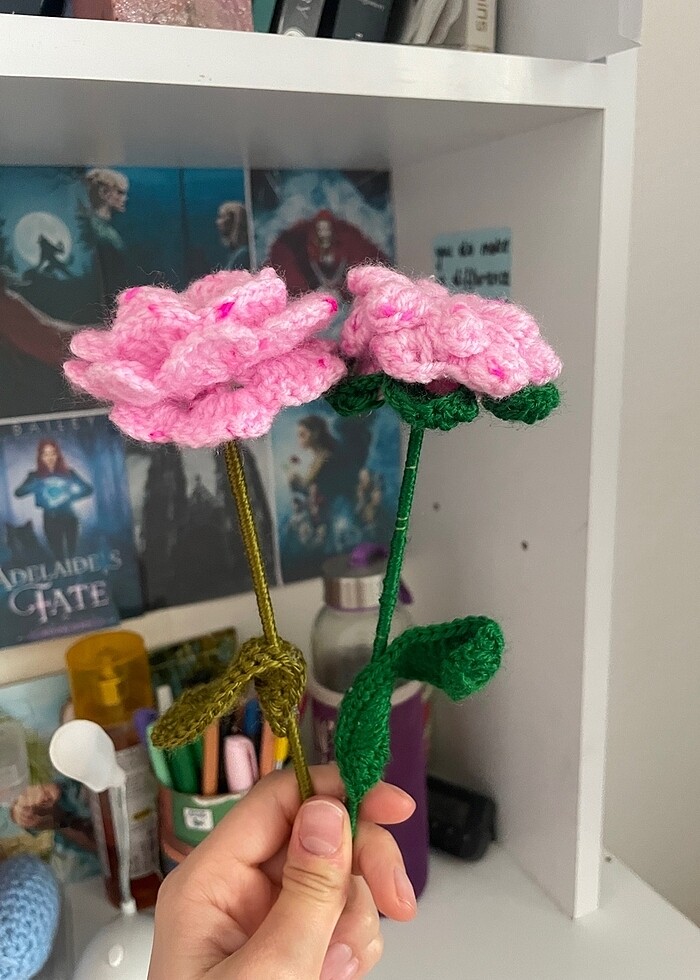 Solmayan çiçek örgü - Görsel 2