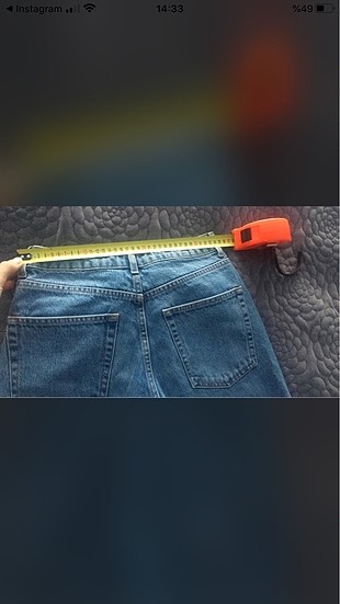 28 Beden mavi Renk Mavi mom jean