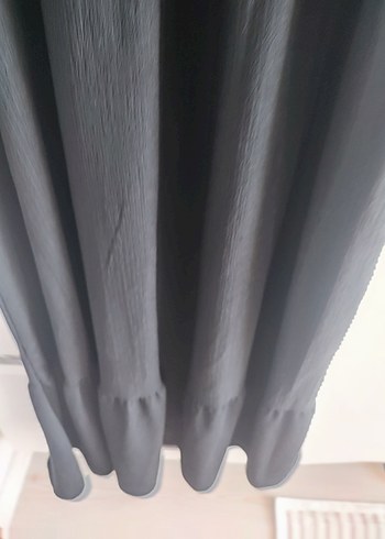 Siyah V Yakalı Salaş Hamile Elbisesi - Görsel 3