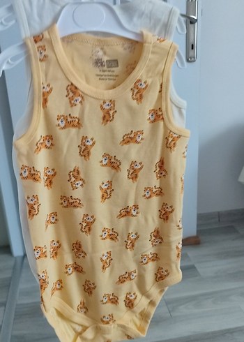 Beyaz Baskılı Erkek Bebek Atlet - Görsel 2