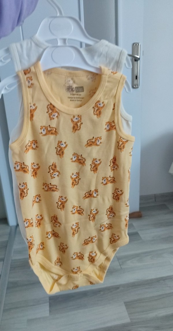 Beyaz Baskılı Erkek Bebek Atlet - Görsel 2