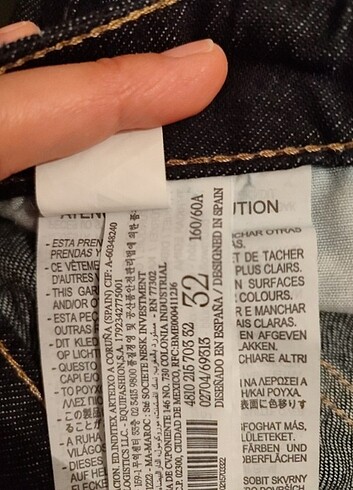 32 Beden lacivert Renk Stradivarius Jean