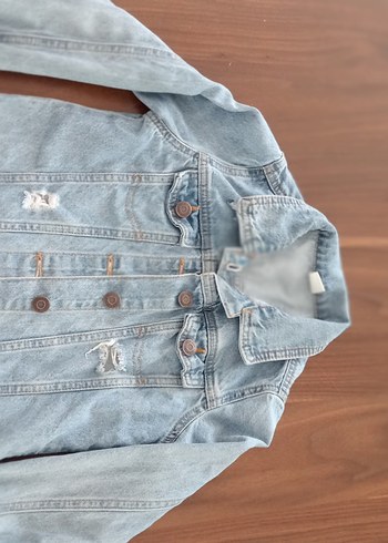 8 Yaş Beden mavi Renk Düğmeli Mavi çocuk Ceket