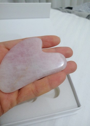 Pembe Gua Sha Masaj Taşı - Görsel 2