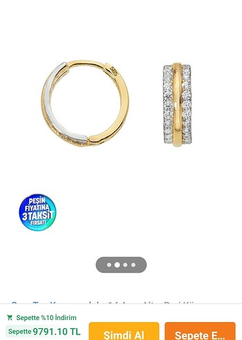 Altın küpe - Görsel 3