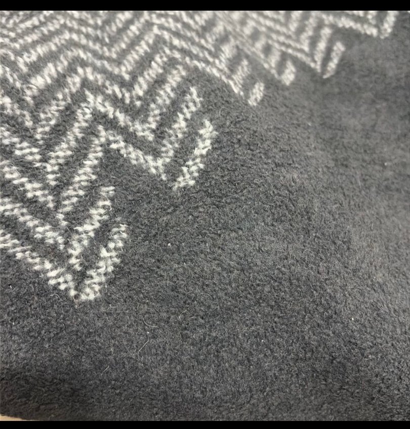 Antrasit Çift Kişilik Pamuklu Battaniye linens - Görsel 4