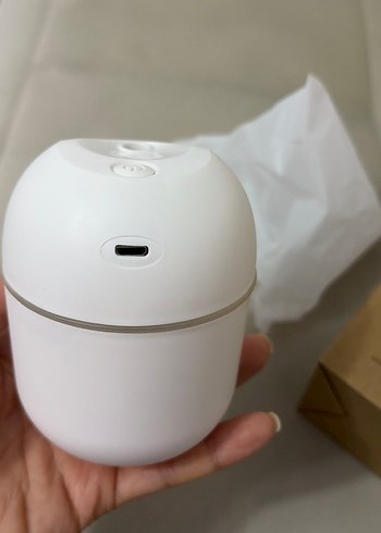 Beyaz Mini Hava Temizleyici ve Nemlendirici - Görsel 2