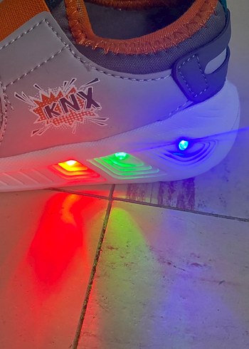 Çocuk Çok Renkli Yılan Desenli Spor Ayakkabı - Görsel 6