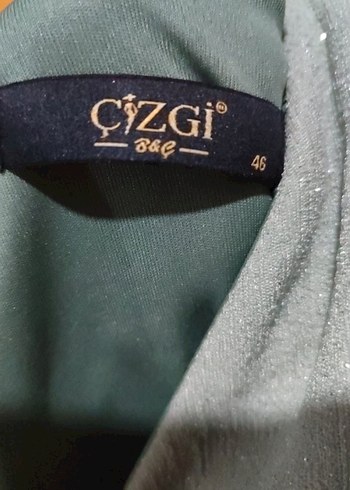 Su yeşili  Drapeli Uzun Abiye Elbise - Görsel 3