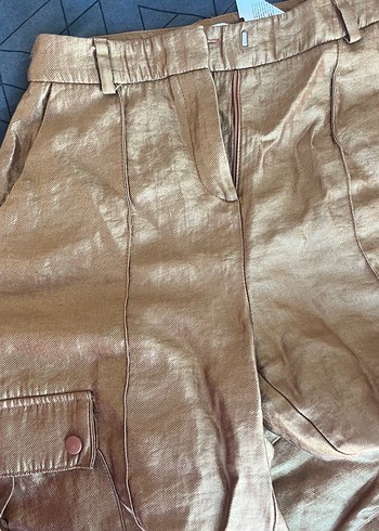 Bej Vintage Tarz İpekyol Basic Pantolon - Görsel 4