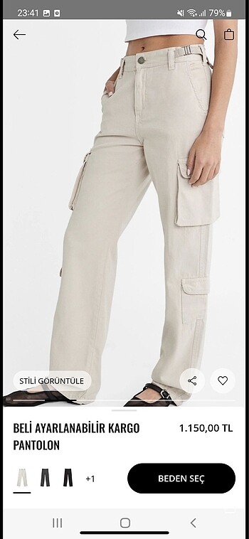 Stradivarius Stradivarius kargo pantolon
