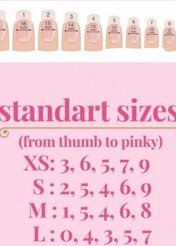 Jel nail art takma tırnak seti - Görsel 3