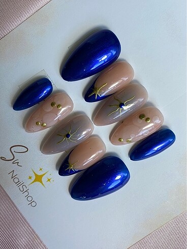 Jel nail art takma tırnak seti