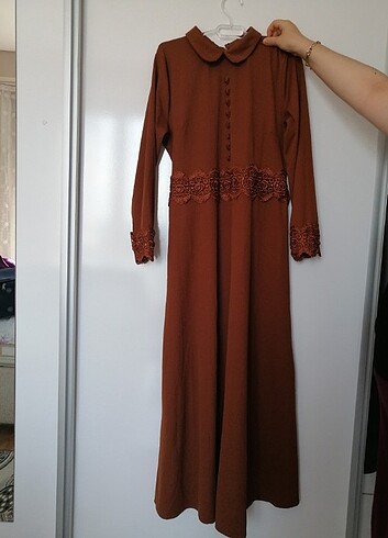 Tesettür elbise boydan