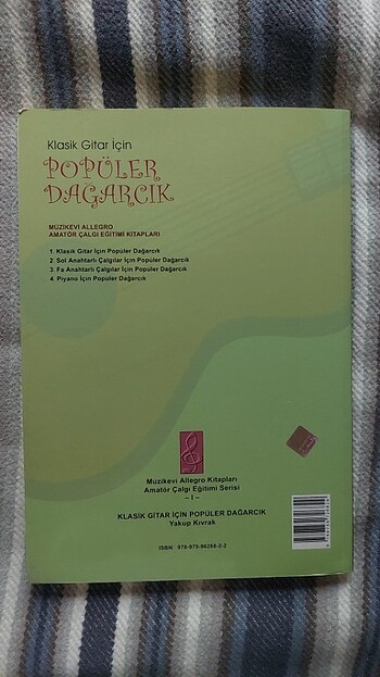  Beden Klasik gitar için popüler dağarcık