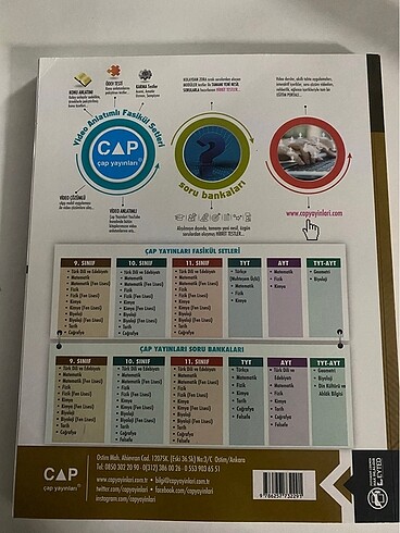 Çap yayınları 9.fizik soru bankası sıfırdır - Görsel 2