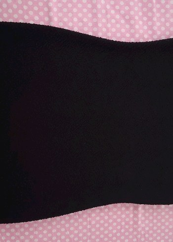 Siyah Midi Kolsuz Fit Elbise - Görsel 3