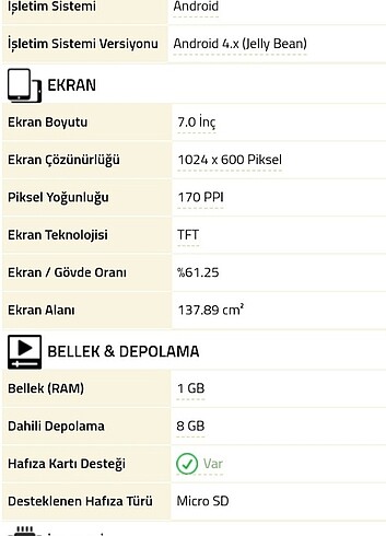 Samsung Galaxy Tab 3 Lite SM-T113 Tablet 2 çekirdekli - Görsel 5