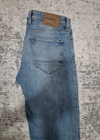 Erkek Mavi Denim Regular Fit Jean - Görsel 3