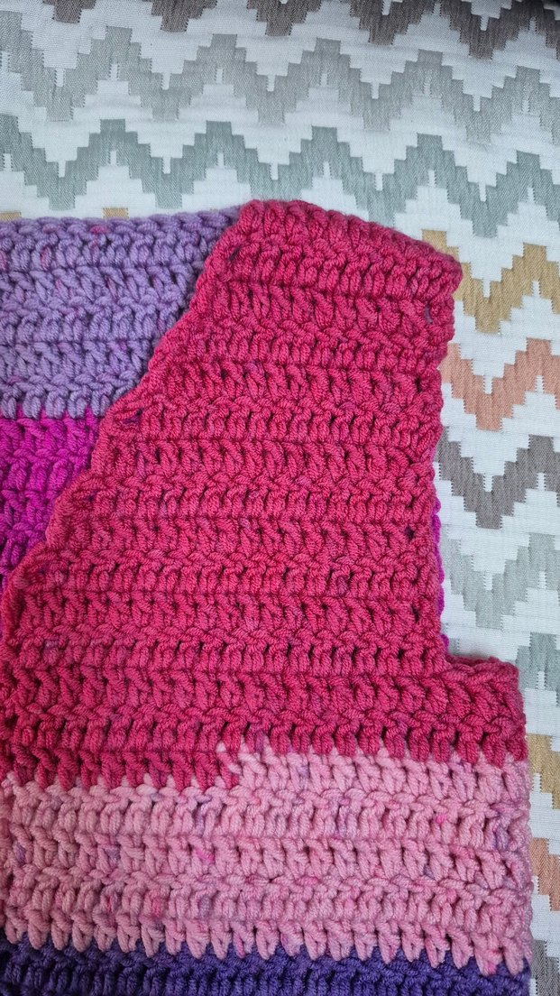 Renkli Örgü Kız Çocuk Süveter - Görsel 4