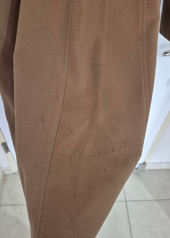 Kürklü kahve rengi kaban - Görsel 6