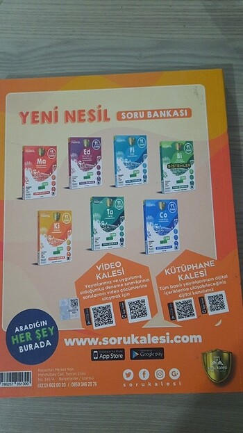  Beden soru kalesi 11.sınıf kimya soru bankası adim adim fasikül 