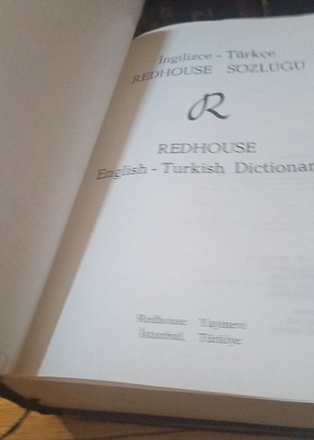 Redhouse İngilizce-Türkçe Sözlük - Görsel 5
