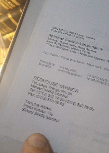 Redhouse İngilizce-Türkçe Sözlük - Görsel 6