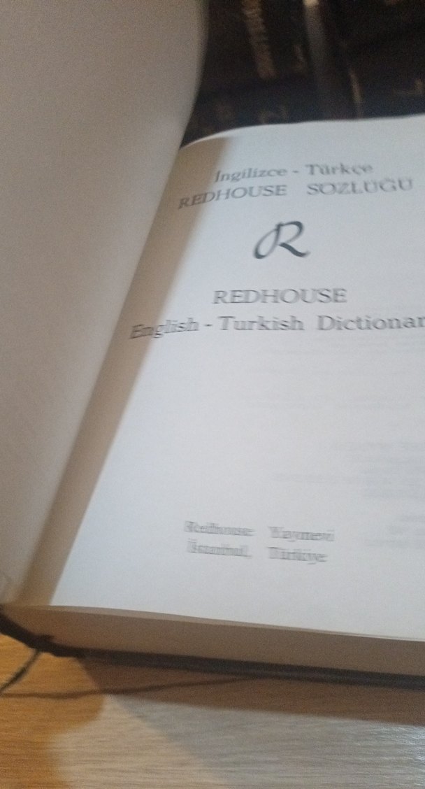Redhouse İngilizce-Türkçe Sözlük - Görsel 5