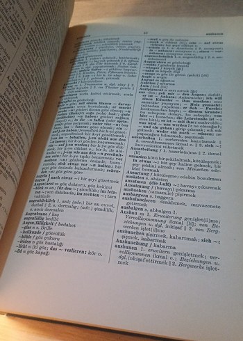 Almanca-Türkçe Sözlük Kitabı - Görsel 7