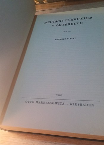 Almanca-Türkçe Sözlük Kitabı - Görsel 5