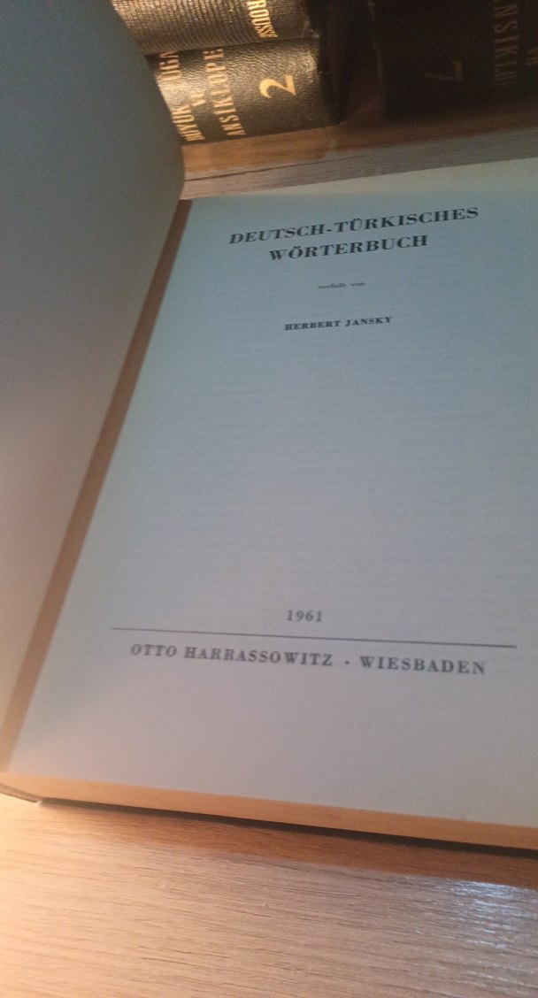 Almanca-Türkçe Sözlük Kitabı - Görsel 5