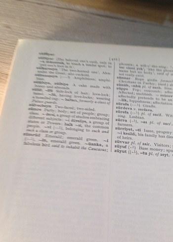 A TURKİSH -ENGLİSH DICTONARY/H.C. HONY - Görsel 9