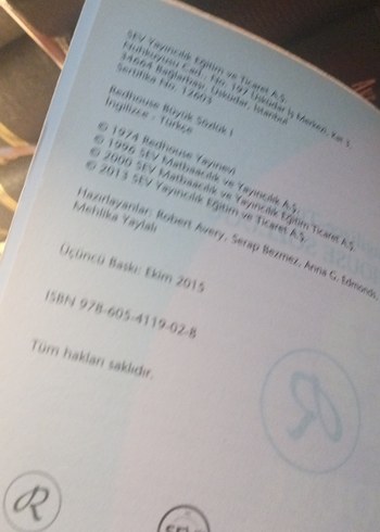 Redhouse Büyük İngilizce-Türkçe Sözlük - Görsel 6