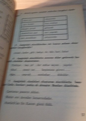 İlkokul Öğrencileri İçin Dilbilgisi Çalışmaları Kitabı - Görsel 8