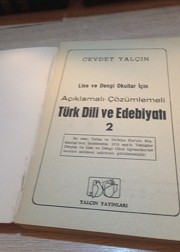 Türk Dili ve Edebiyatı 2 - Cevdet Yalçın - Görsel 3