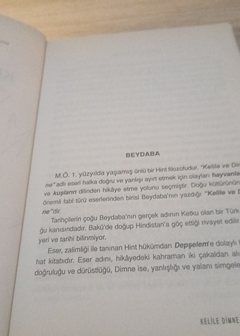 Beydaba Kelile ve Dimne Kitabı - Görsel 5