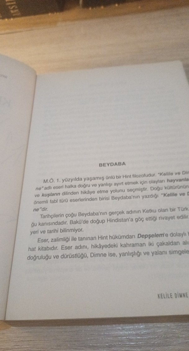 Beydaba Kelile ve Dimne Kitabı - Görsel 5