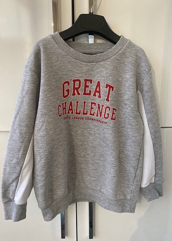 Gri Erkek Çocuk Rahat Kesim Eşofman Takımı - Görsel 2