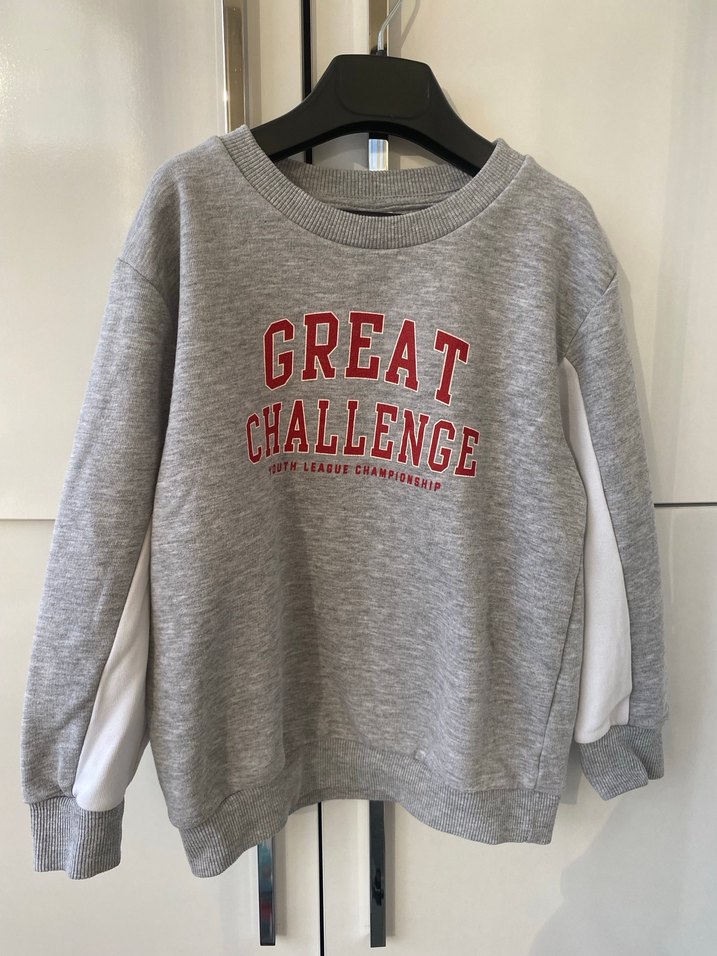 Gri Erkek Çocuk Rahat Kesim Eşofman Takımı - Görsel 2