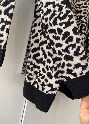 Leopar desenli kazak - Görsel 7