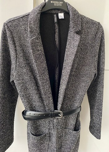 H&M Triko uzun ceket - Görsel 3