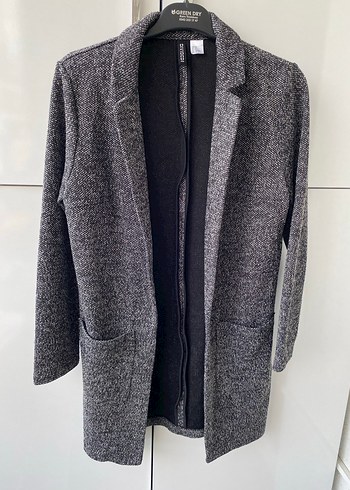 H&M Triko uzun ceket - Görsel 6